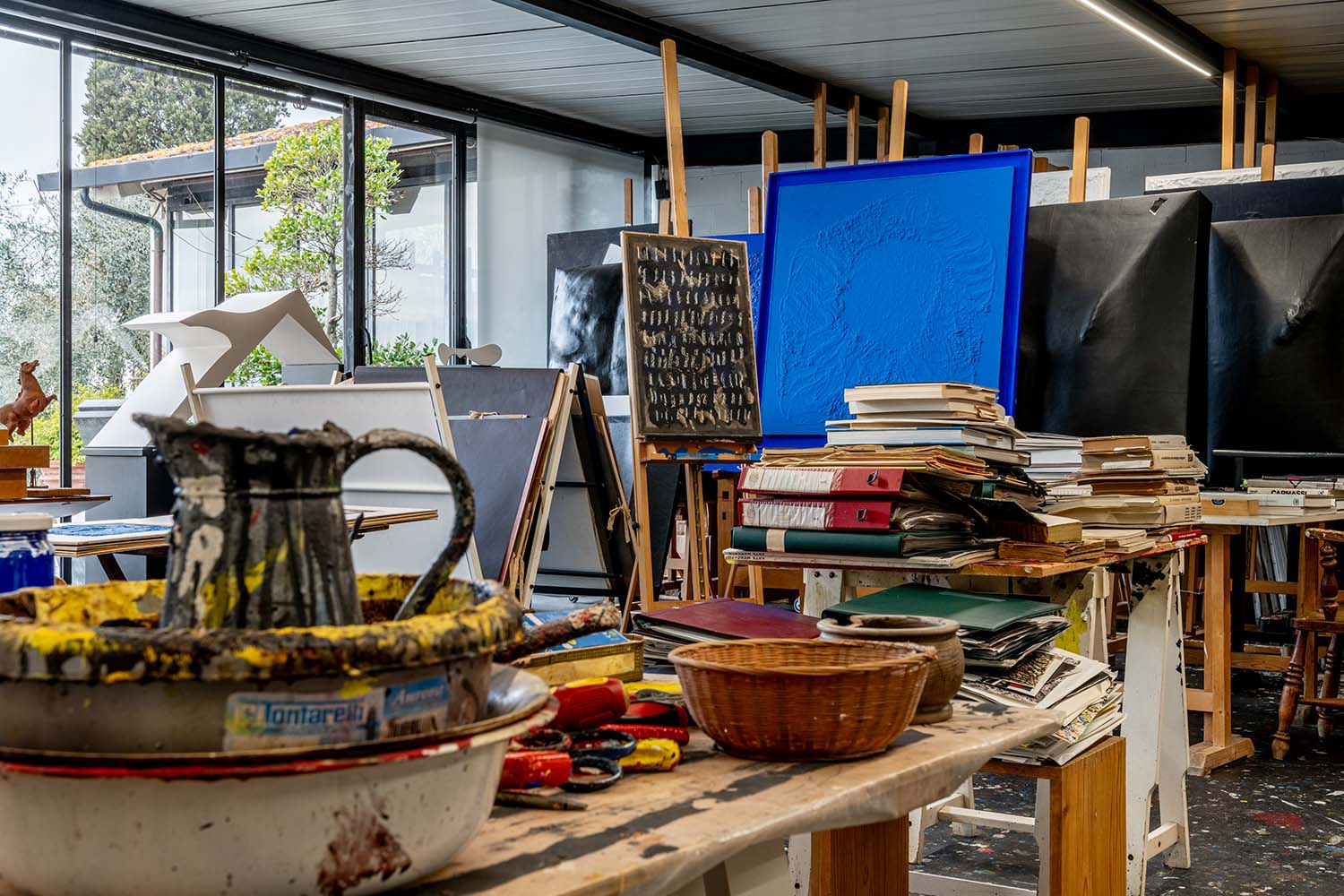 Sezione mostre in corso e futuri progetti artistici